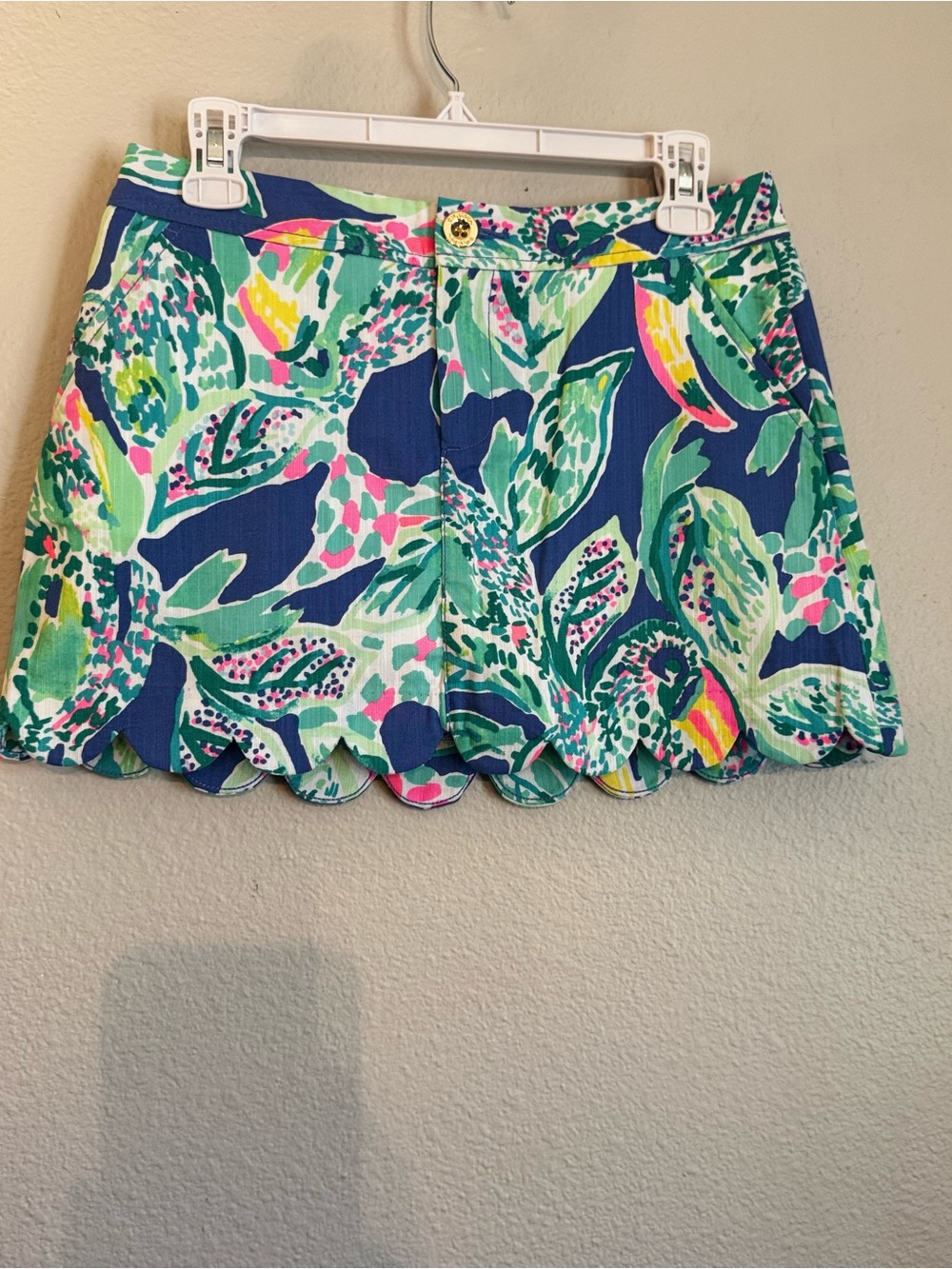 Lilly Pulitzer Lorelie Skort Beckon Blue Wake-Up Call"  Sz 0